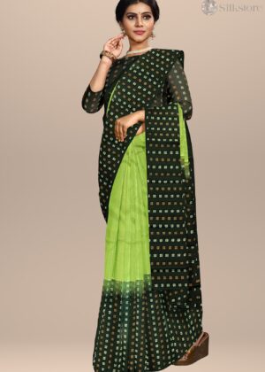 Green Grace Traditional Silk Saree