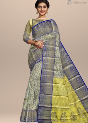 Elegant Blue Kanjivaram Silk Saree