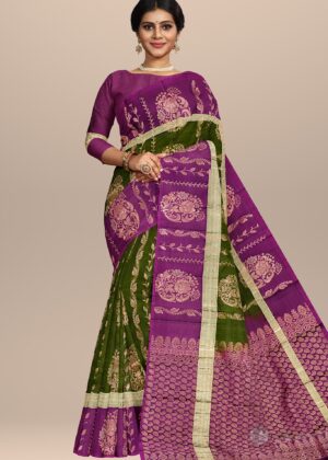 Traditional Elegance Handwoven Saree